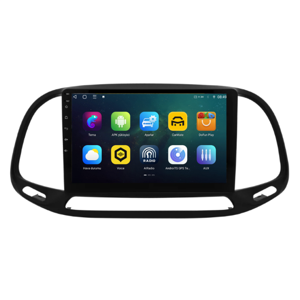 Fiat Doblo D4 Android Multimedya Sistemi 6 GB RAM / 128 GB Hafıza / 8 Çekirdek