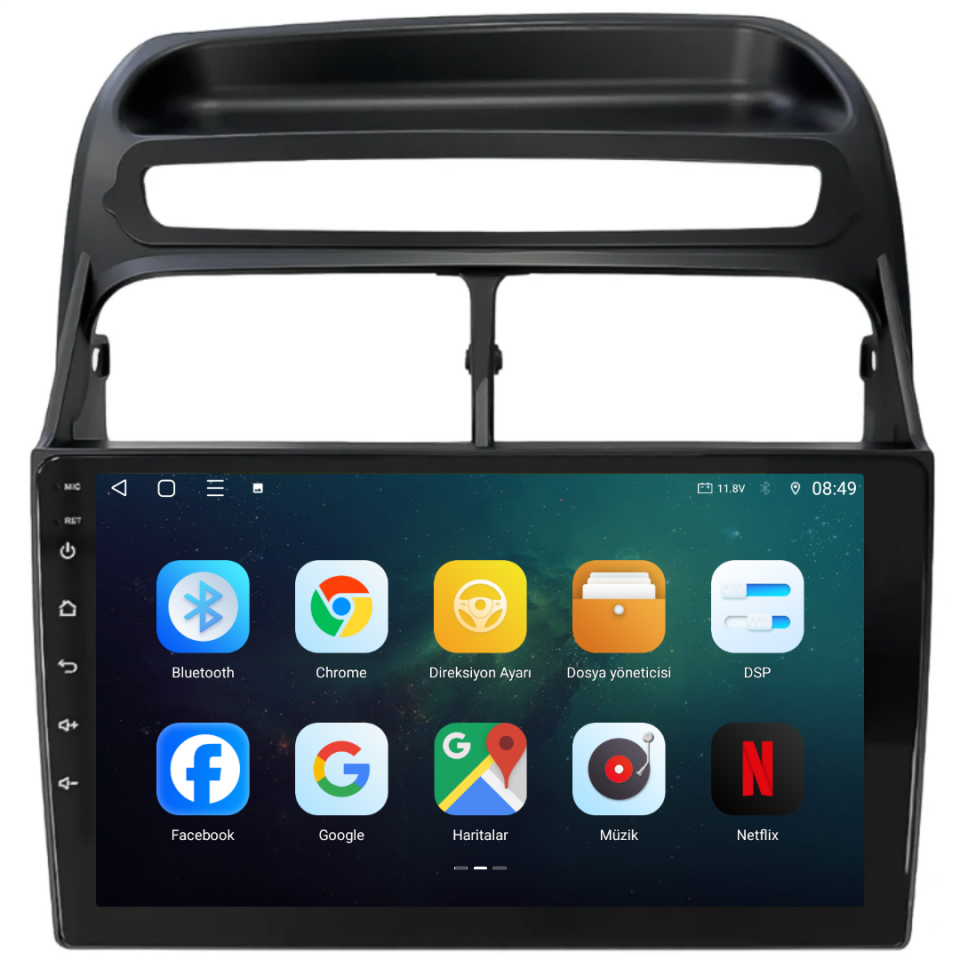 Fiat Linea Android Multimedya Sistemi 6 GB RAM / 128 GB Hafıza / 8 Çekirdek