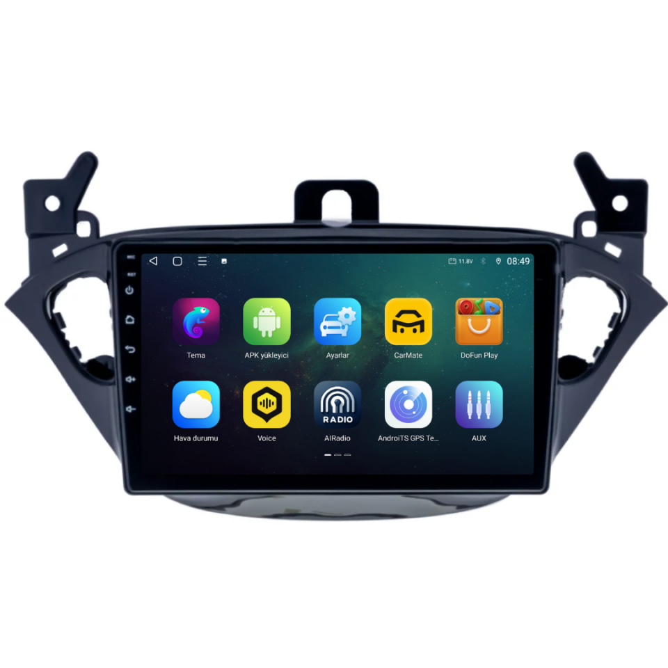Opel Corsa E Android Multimedya Sistemi 2015-2019 Android  6 GB RAM / 128 GB Hafıza / 8 Çekirdek
