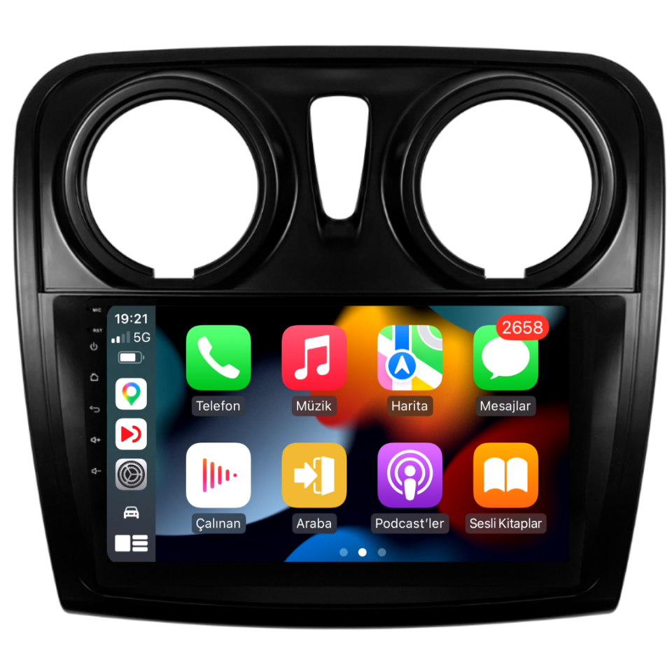 Dacia Sandero Android Multimedya Sistemi 2013-2020 6 GB RAM / 128 GB Hafıza / 8 Çekirdek
