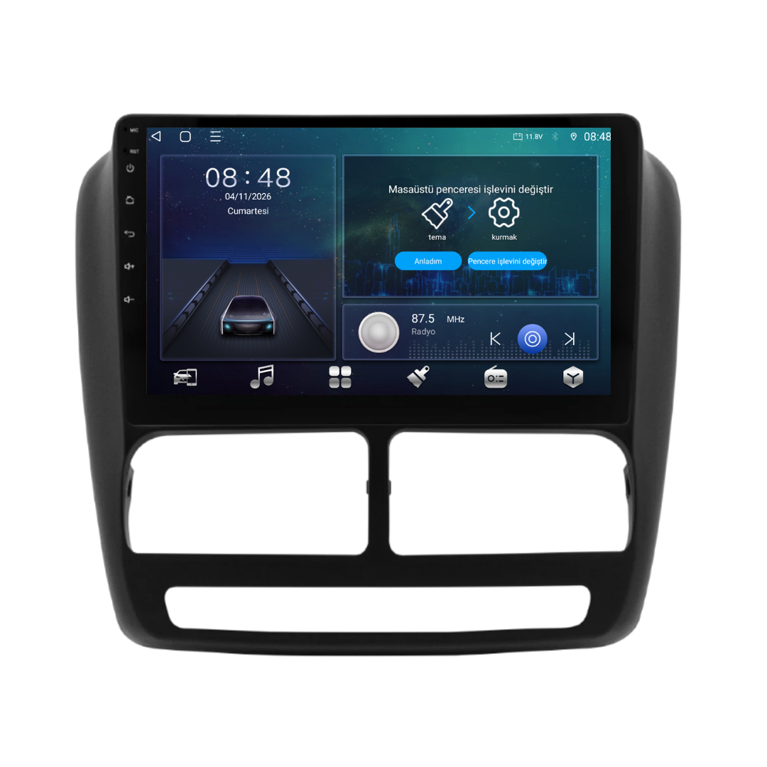 Fiat Doblo D3 Android Multimedya Sistemi  6 GB RAM / 128 GB Hafıza / 8 Çekirdek