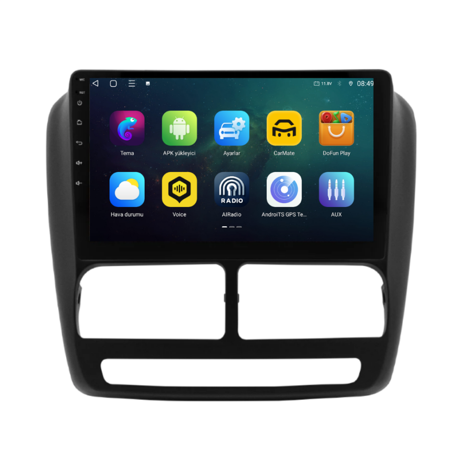 Fiat Doblo D3 Android Multimedya Sistemi  6 GB RAM / 128 GB Hafıza / 8 Çekirdek