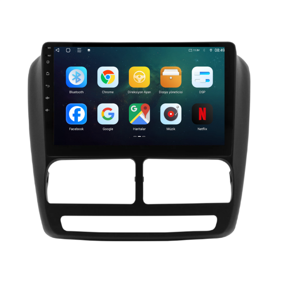 Fiat Doblo D3 Android Multimedya Sistemi  6 GB RAM / 128 GB Hafıza / 8 Çekirdek