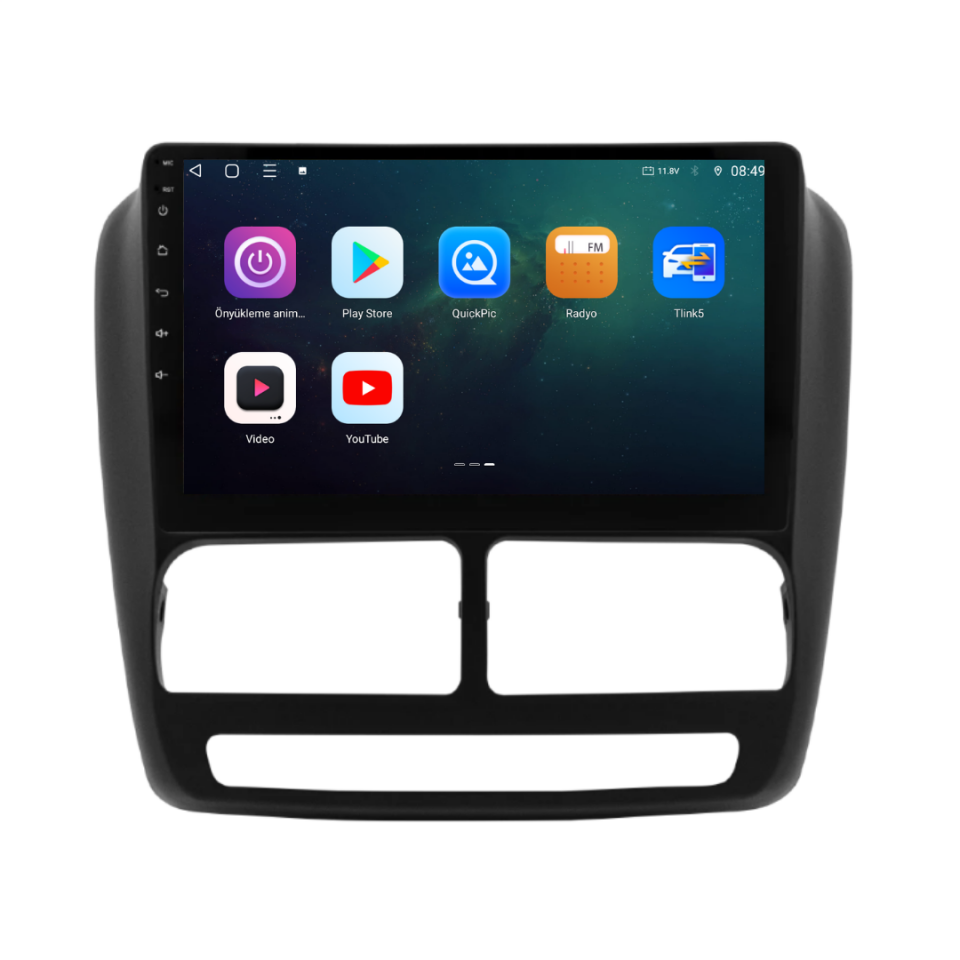 Fiat Doblo D3 Android Multimedya Sistemi  6 GB RAM / 128 GB Hafıza / 8 Çekirdek