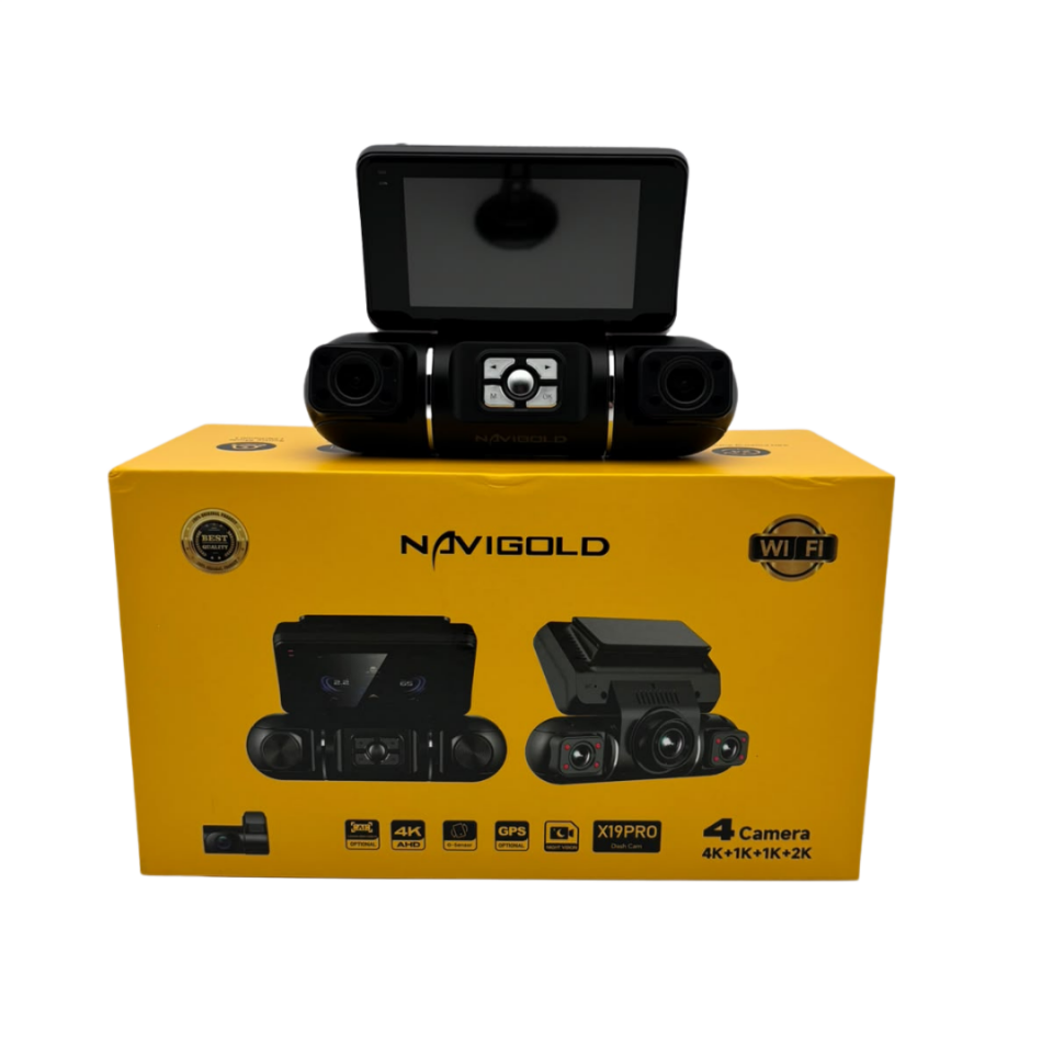 Navigold X19 PRO 4 Kameralı 4K Araç Kayıt Kamerası