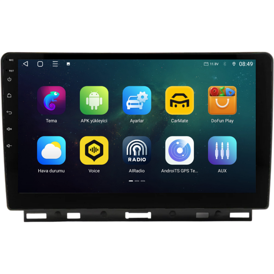 Renault Clio 5 Android Multimedya Sistemi 6 GB RAM / 128 GB Hafıza / 8 Çekirdek