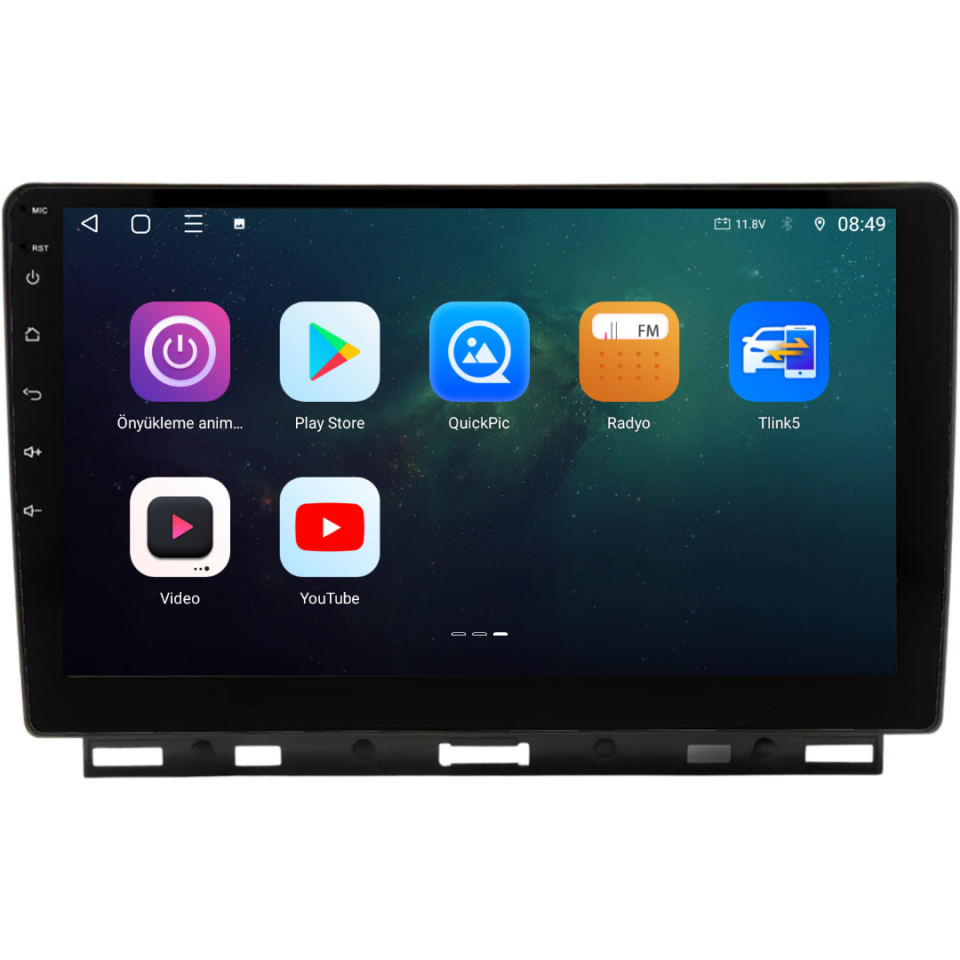 Renault Clio 5 Android Multimedya Sistemi 6 GB RAM / 128 GB Hafıza / 8 Çekirdek