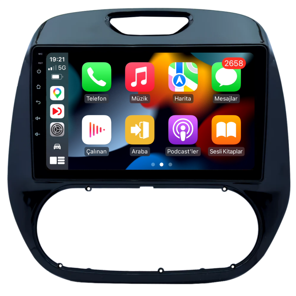 Renault Captur Android Multimedya Sistemi 6 GB RAM / 128 GB Hafıza / 8 Çekirdek