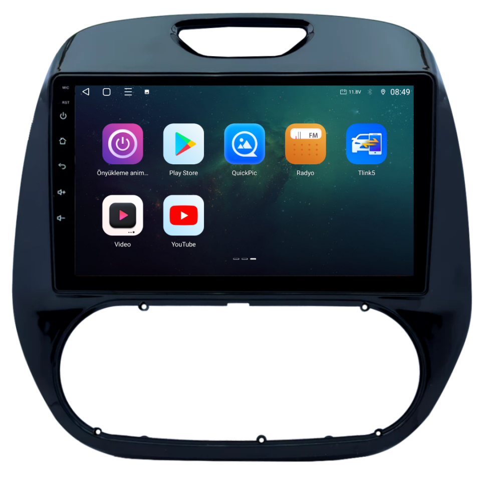 Renault Captur Android Multimedya Sistemi 6 GB RAM / 128 GB Hafıza / 8 Çekirdek