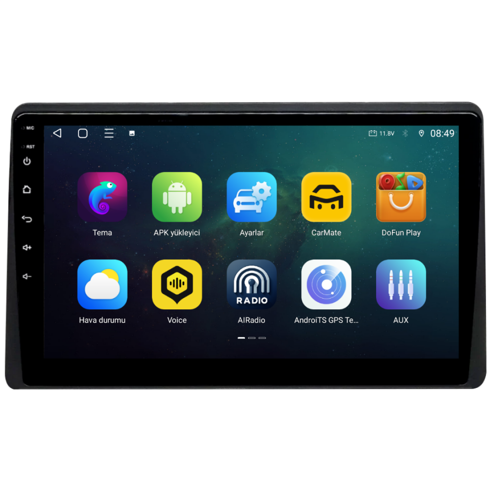 Renault Express Android Multimedya Sistemi 6 GB RAM / 128 GB Hafıza / 8 Çekirdek