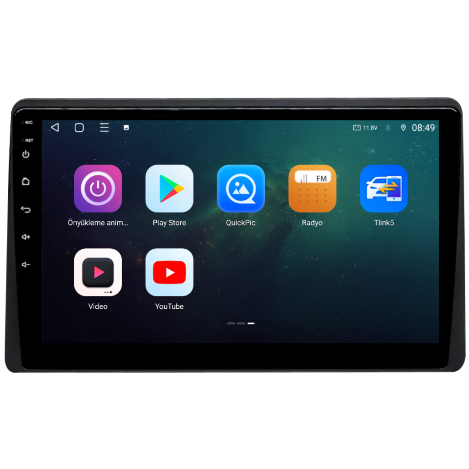 Renault Express Android Multimedya Sistemi 6 GB RAM / 128 GB Hafıza / 8 Çekirdek