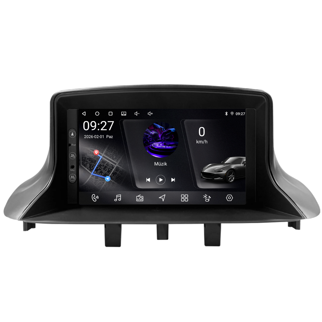 Renault Megane 3 Android Multimedya Sistemi 7 inç Tomtom Model