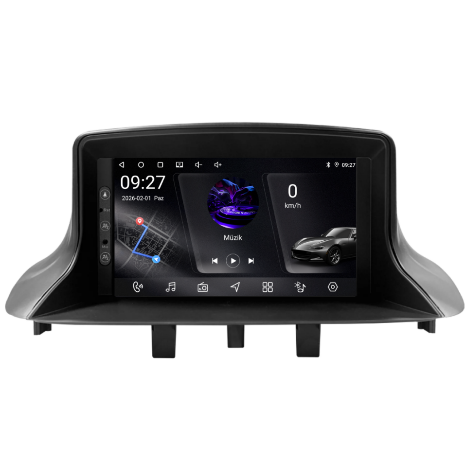 Renault Megane 3 Android Multimedya Sistemi 7 inç Tomtom Model