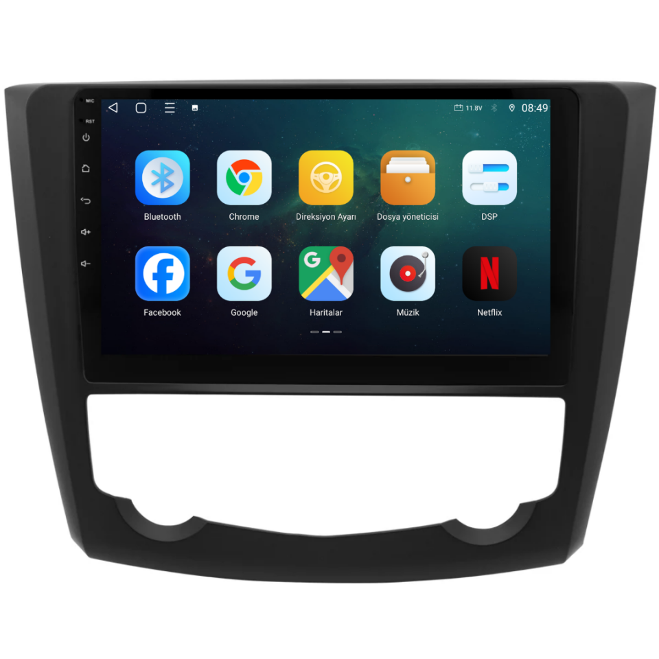 Renault Kadjar Android Multimedya Sistemi 6 GB RAM / 128 GB Hafıza / 8 Çekirdek