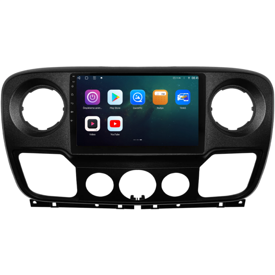 Renault Master 3 Android Multimedya Sistemi 6 GB RAM / 128 GB Hafıza / 8 Çekirdek