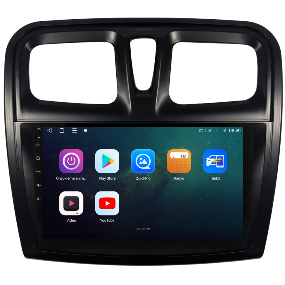 Renault Symbol Android Multimedya Sistemi 6 GB RAM / 128 GB Hafıza / 8 Çekirdek