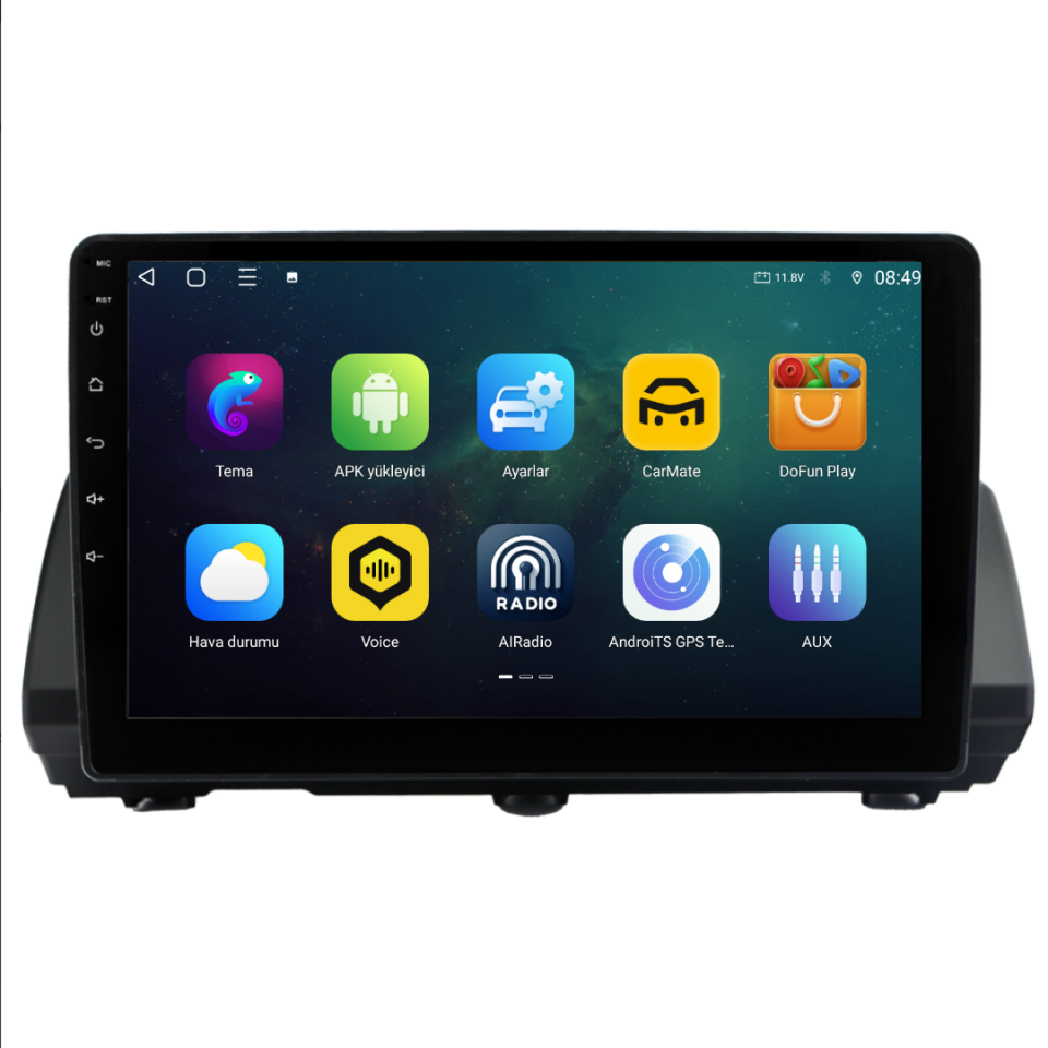Renault Taliant Android Multimedya Sistemi 6 GB RAM / 128 GB Hafıza / 8 Çekirdek
