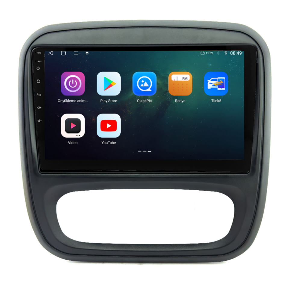 Renault Trafic  Android Multimedya Sistemi 6 GB RAM / 128 GB Hafıza / 8 Çekirdek