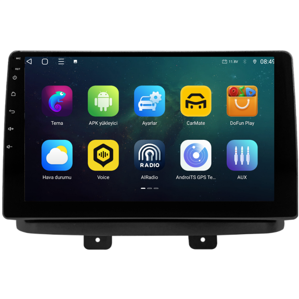Fiat Doblo D 1-2 Android Multimedya Sistemi 6 GB RAM / 128 GB Hafıza / 8 Çekirdek
