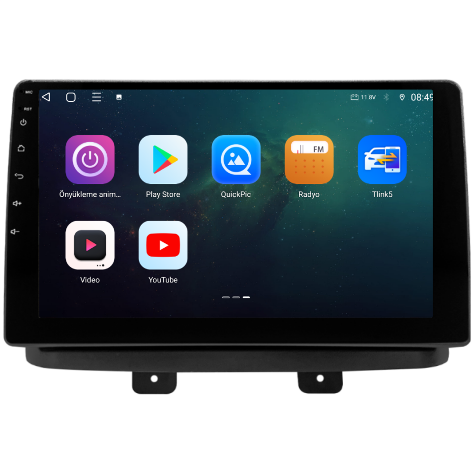 Fiat Doblo D 1-2 Android Multimedya Sistemi 6 GB RAM / 128 GB Hafıza / 8 Çekirdek
