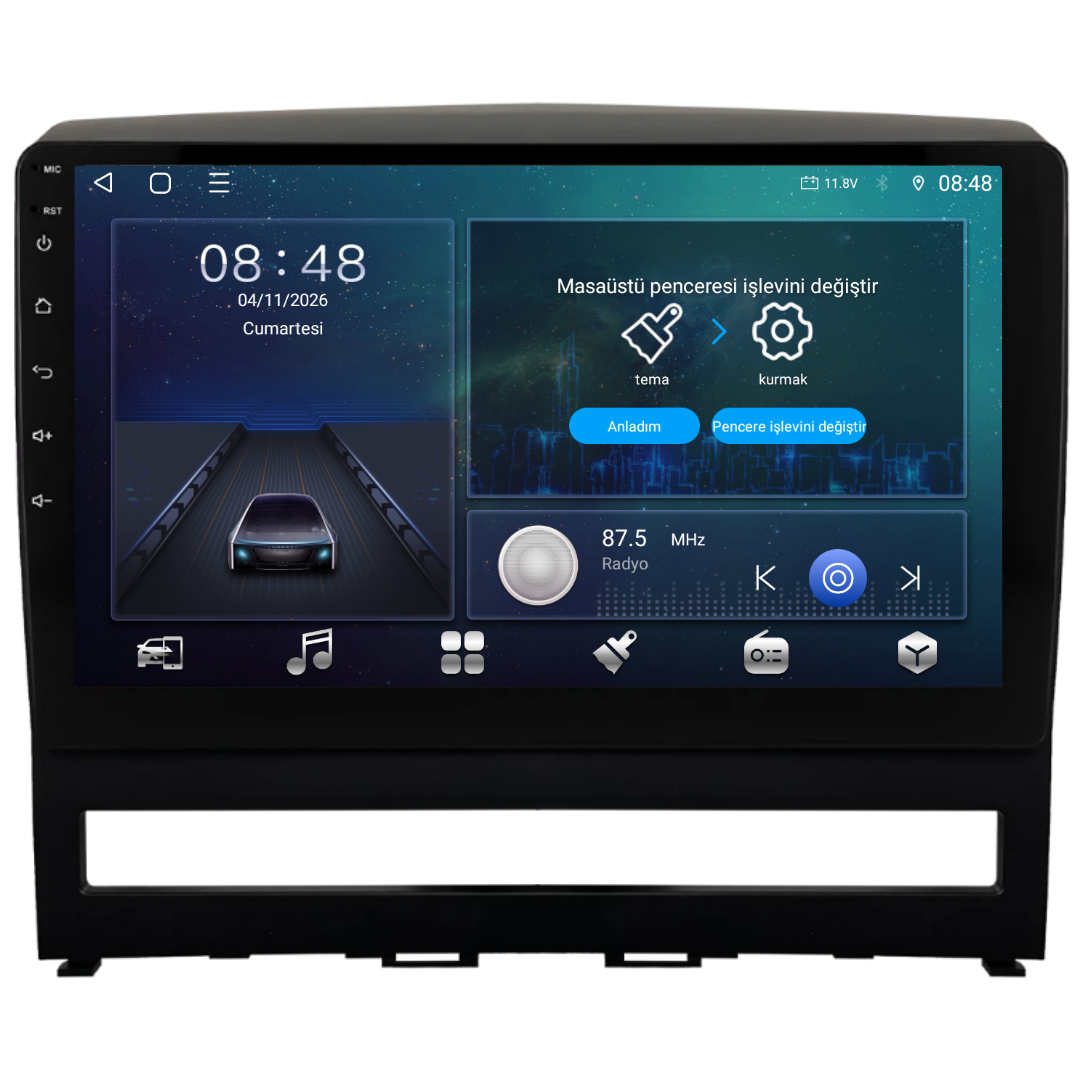 Fiat Albea Android Multimedya Sistemi 6 GB RAM / 128 GB Hafıza / 8 Çekirdek