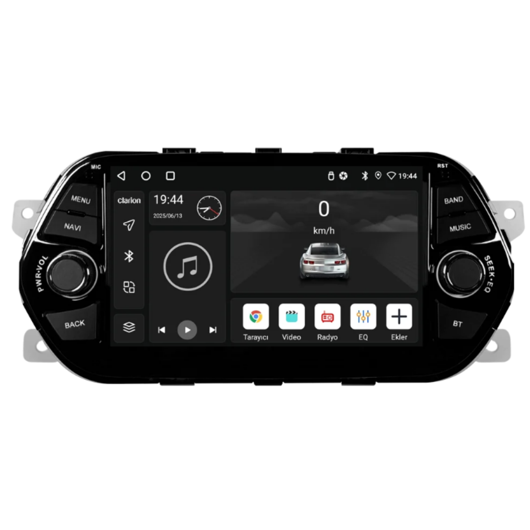 Fiat Egea Android Multimedya Sistemi Clarion  4 Gb Ram 64 Gb Hafızalı
