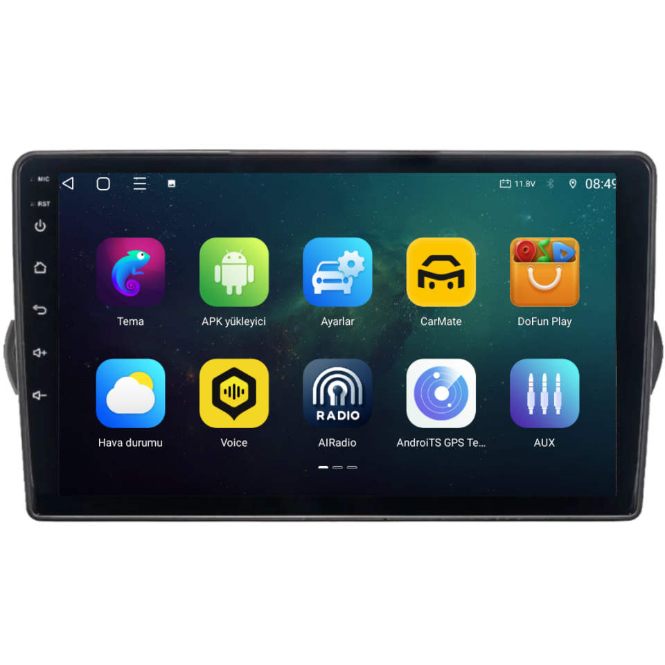 Fiat Egea Android Multimedya Sistemi 6 GB RAM / 128 GB Hafıza / 8 Çekirdek