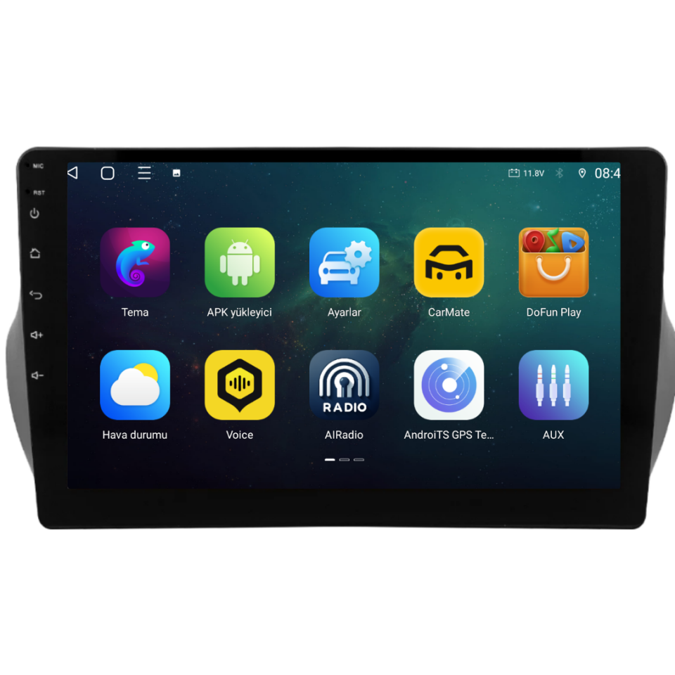 Fiat Fiorino Android Multimedya Sistemi 6 GB RAM / 128 GB Hafıza / 8 Çekirdek