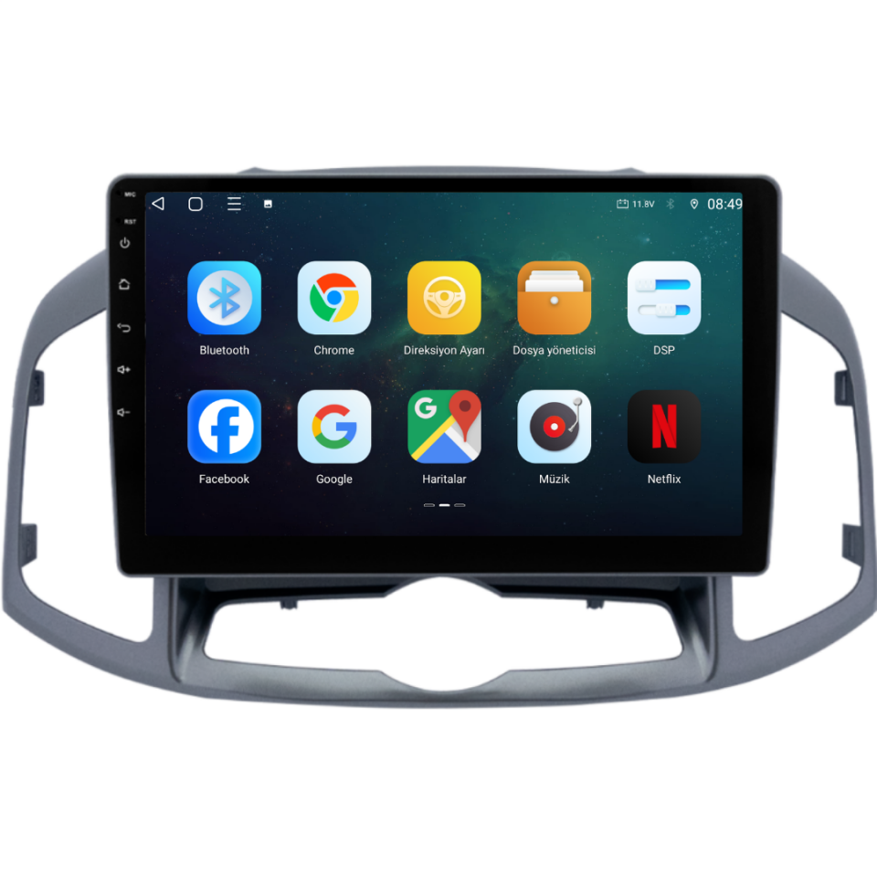 Chevrolet Captiva Android Multimedya Sistemi 6 GB RAM / 128 GB Hafıza / 8 Çekirdek