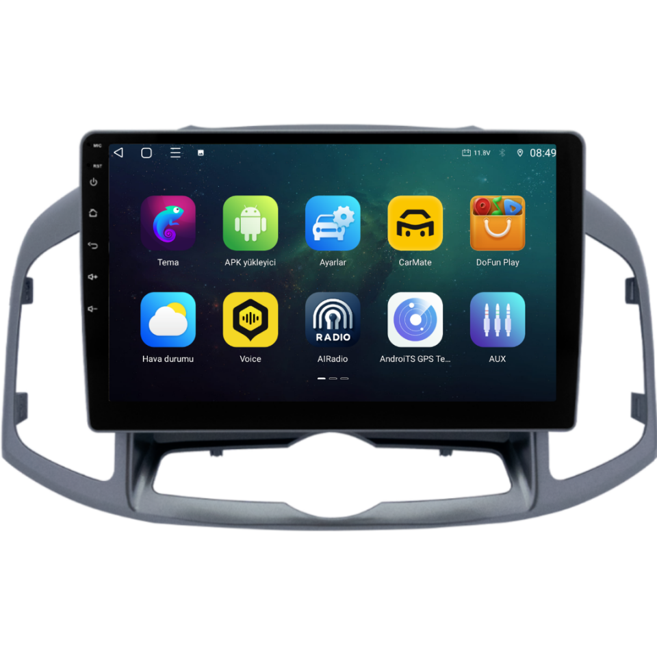 Chevrolet Captiva Android Multimedya Sistemi 6 GB RAM / 128 GB Hafıza / 8 Çekirdek
