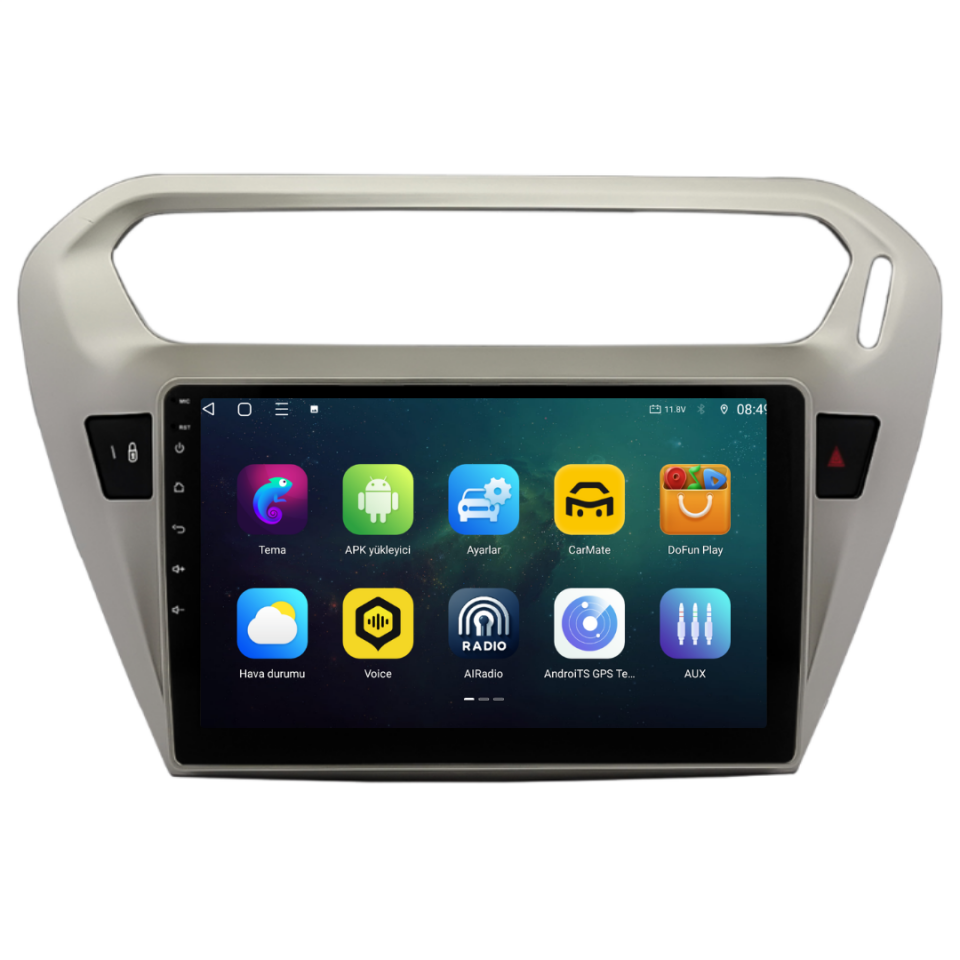Citroen C-ElyseeAndroid Multimedya Sistemi 6 GB RAM / 128 GB Hafıza / 8 Çekirdek