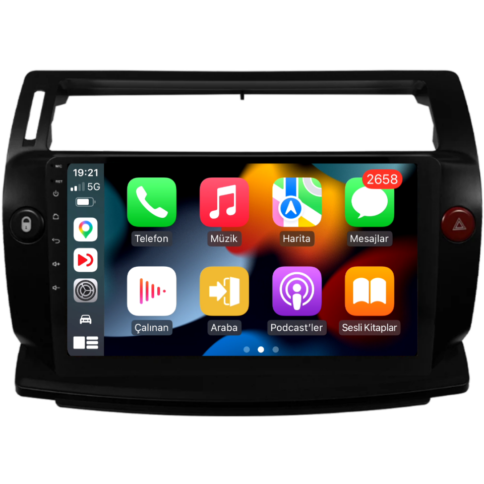 Citroen C4 Android Multimedya Sistemi 6 GB RAM / 128 GB Hafıza / 8 Çekirdek