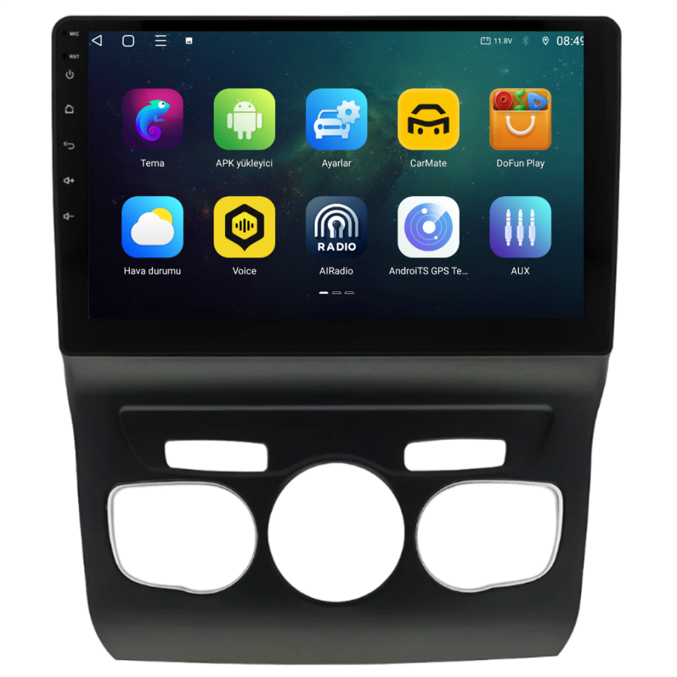 Citroen C4 Android Multimedya Sistemi 6 GB RAM / 128 GB Hafıza / 8 Çekirdek