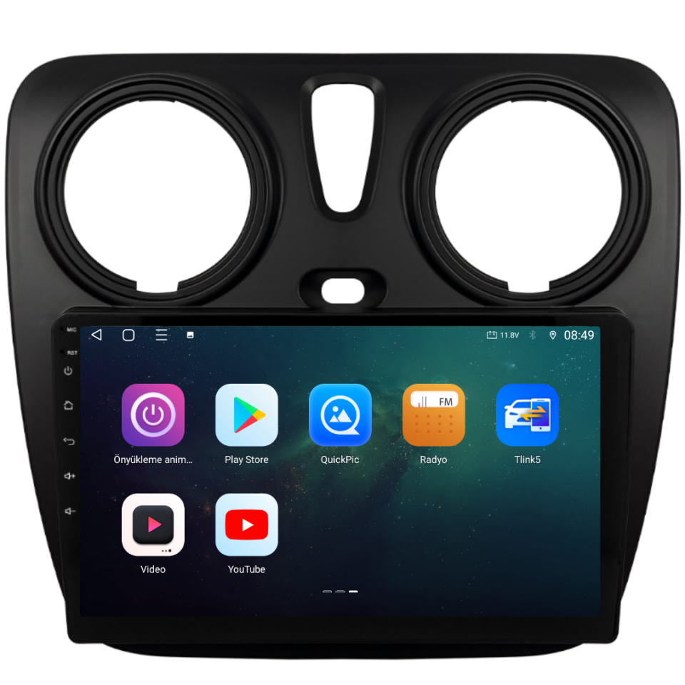 Dacia Dokker Android Multimedya Sistemi 6 GB RAM / 128 GB Hafıza / 8 Çekirdek