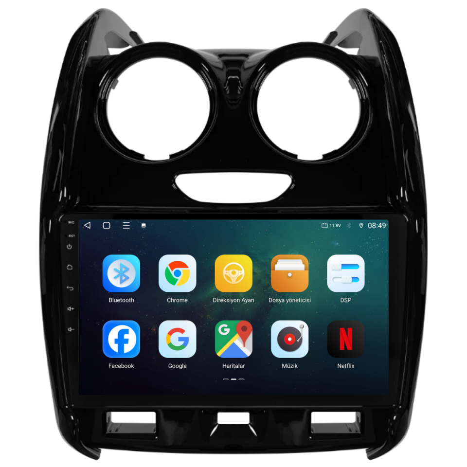 Dacia Duster Android Multimedya Sistemi 2015-2017 6 GB RAM / 128 GB Hafıza / 8 Çekirdek