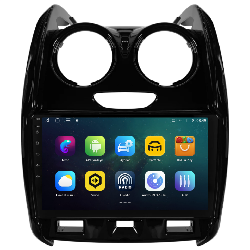 Dacia Duster Android Multimedya Sistemi 2015-2017 6 GB RAM / 128 GB Hafıza / 8 Çekirdek