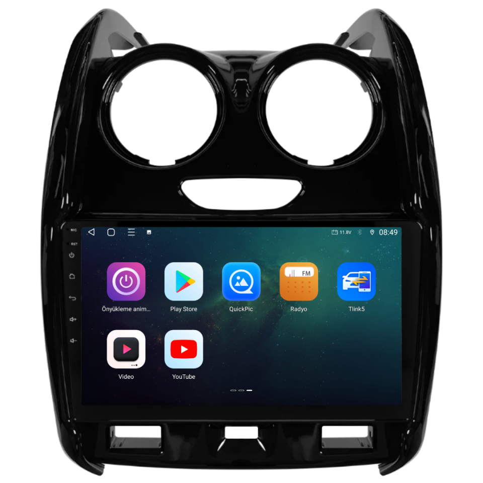 Dacia Duster Android Multimedya Sistemi 2015-2017 6 GB RAM / 128 GB Hafıza / 8 Çekirdek
