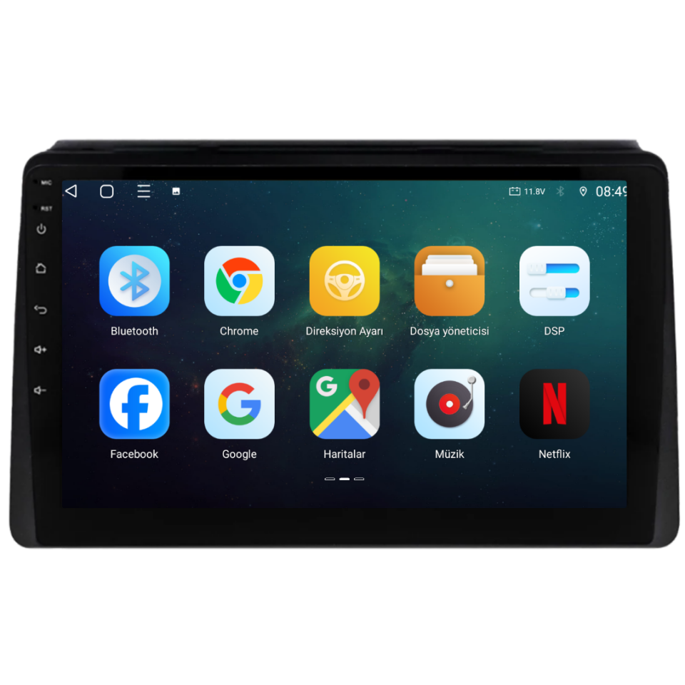 Dacia Duster Android Multimedya Sistemi 2018-2024 6 GB RAM / 128 GB Hafıza / 8 Çekirdek
