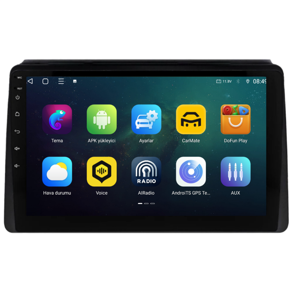 Dacia Duster Android Multimedya Sistemi 2018-2024 6 GB RAM / 128 GB Hafıza / 8 Çekirdek