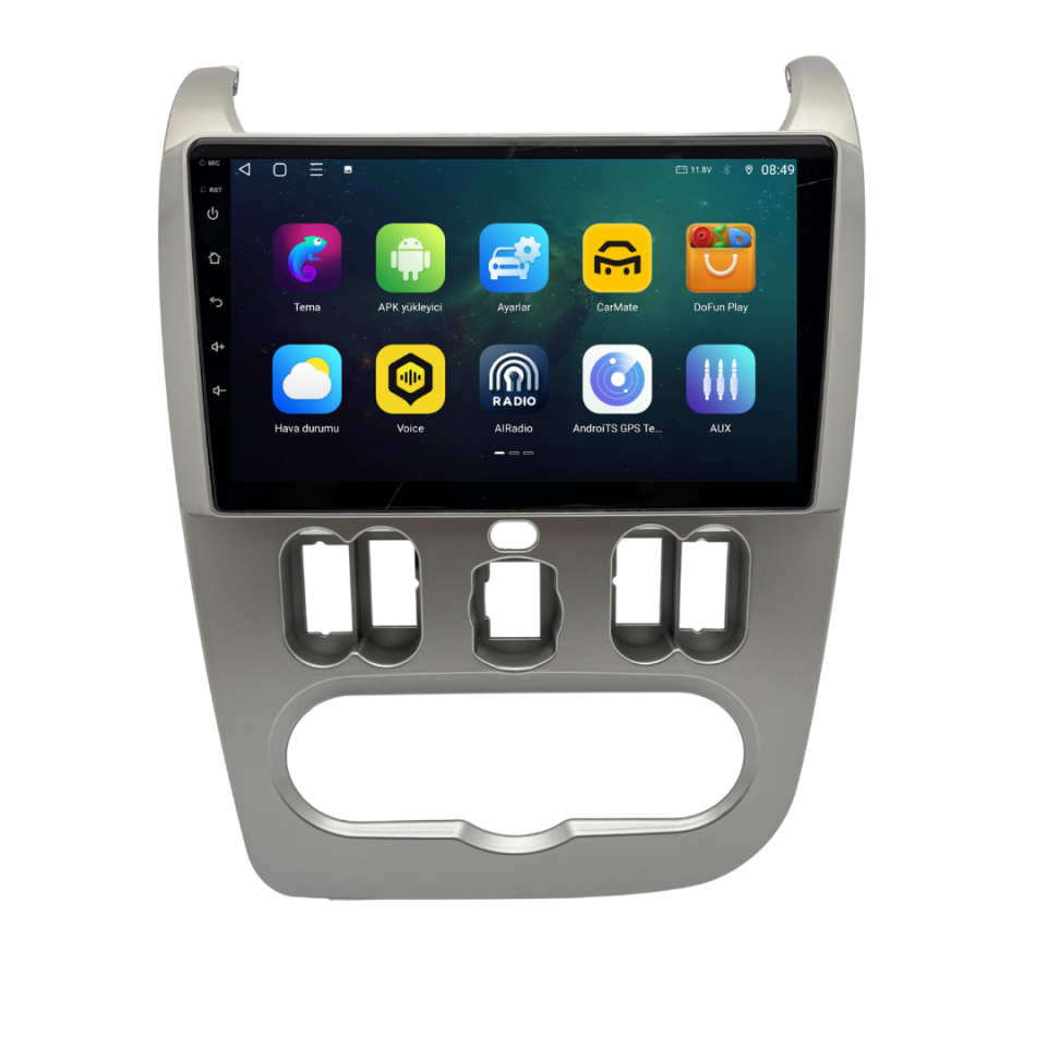 Dacia Logan Android Multimedya Sistemi 2009-2012 6 GB RAM / 128 GB Hafıza / 8 Çekirdek