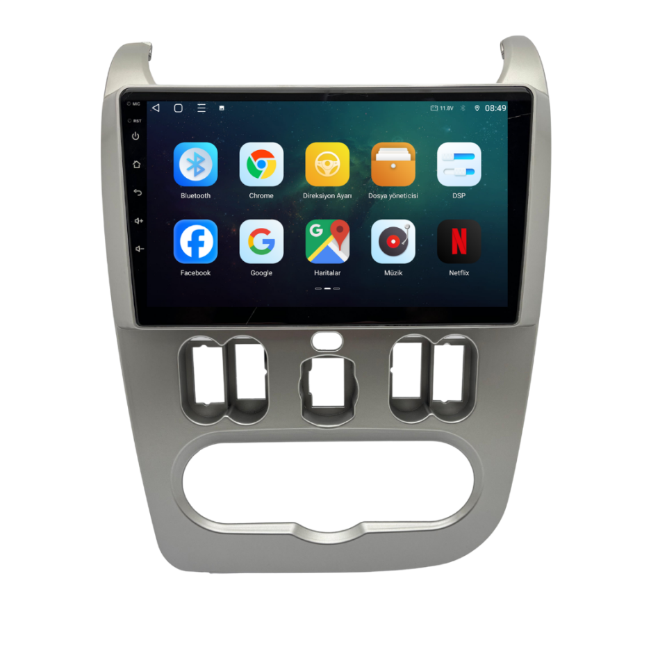 Dacia Logan Android Multimedya Sistemi 2009-2012 6 GB RAM / 128 GB Hafıza / 8 Çekirdek