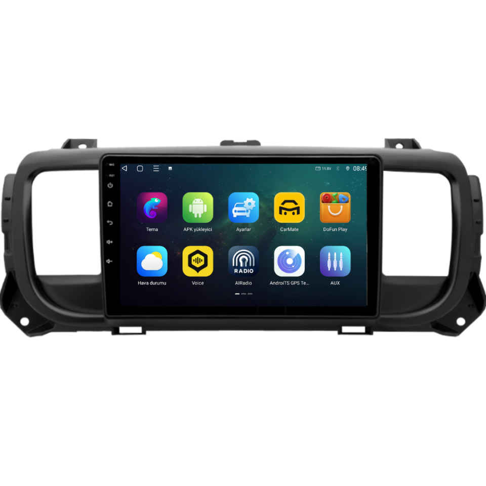 Fiat Scudo Android Multimedya Sistemi 6 GB RAM / 128 GB Hafıza / 8 Çekirdek