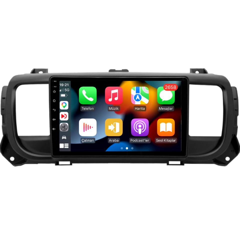 Fiat Scudo Android Multimedya Sistemi 6 GB RAM / 128 GB Hafıza / 8 Çekirdek