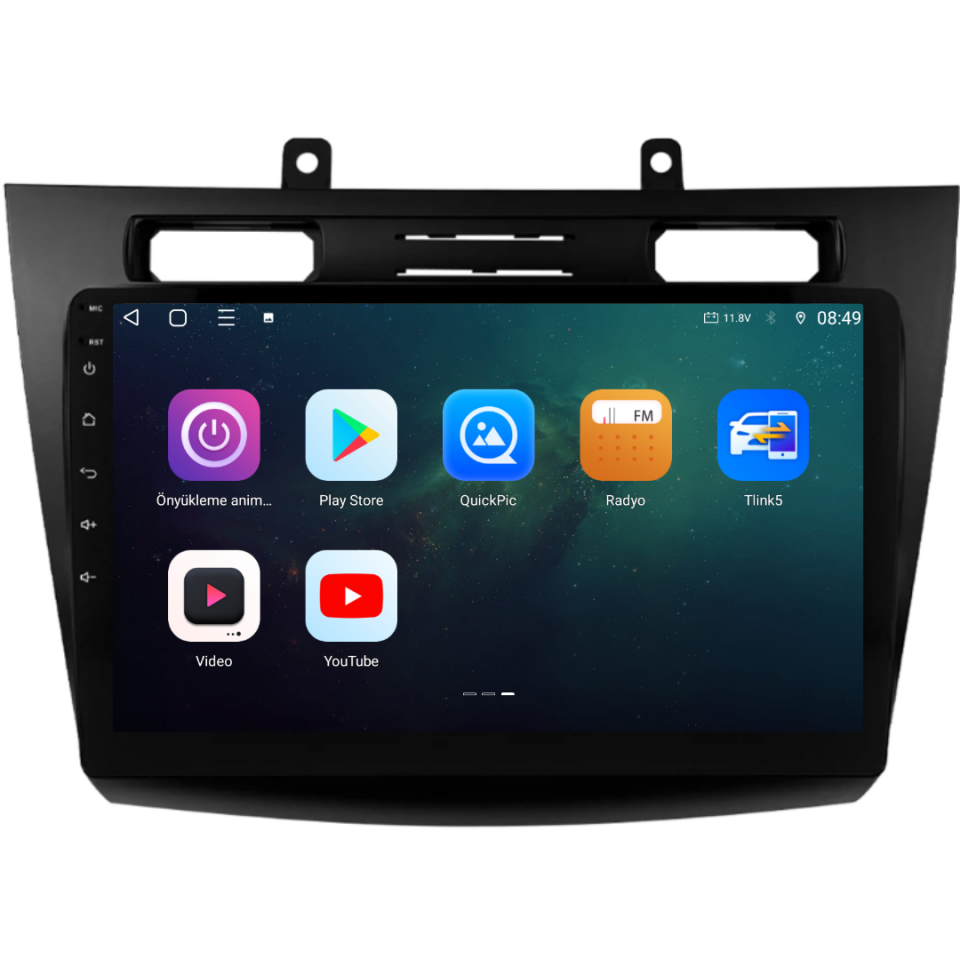 Ford Connect Android Multimedya Sistemi (2010-2013) 6 GB RAM / 128 GB Hafıza / 8 Çekirdek