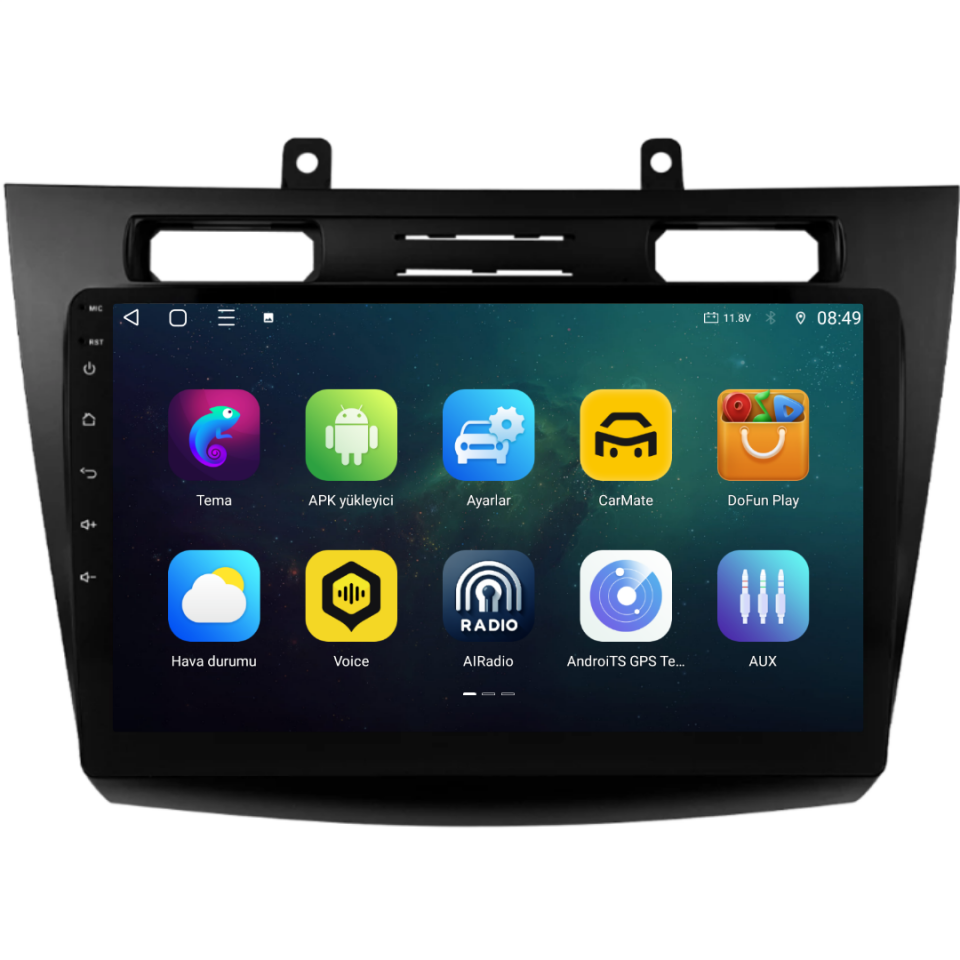 Ford Connect Android Multimedya Sistemi (2010-2013) 6 GB RAM / 128 GB Hafıza / 8 Çekirdek