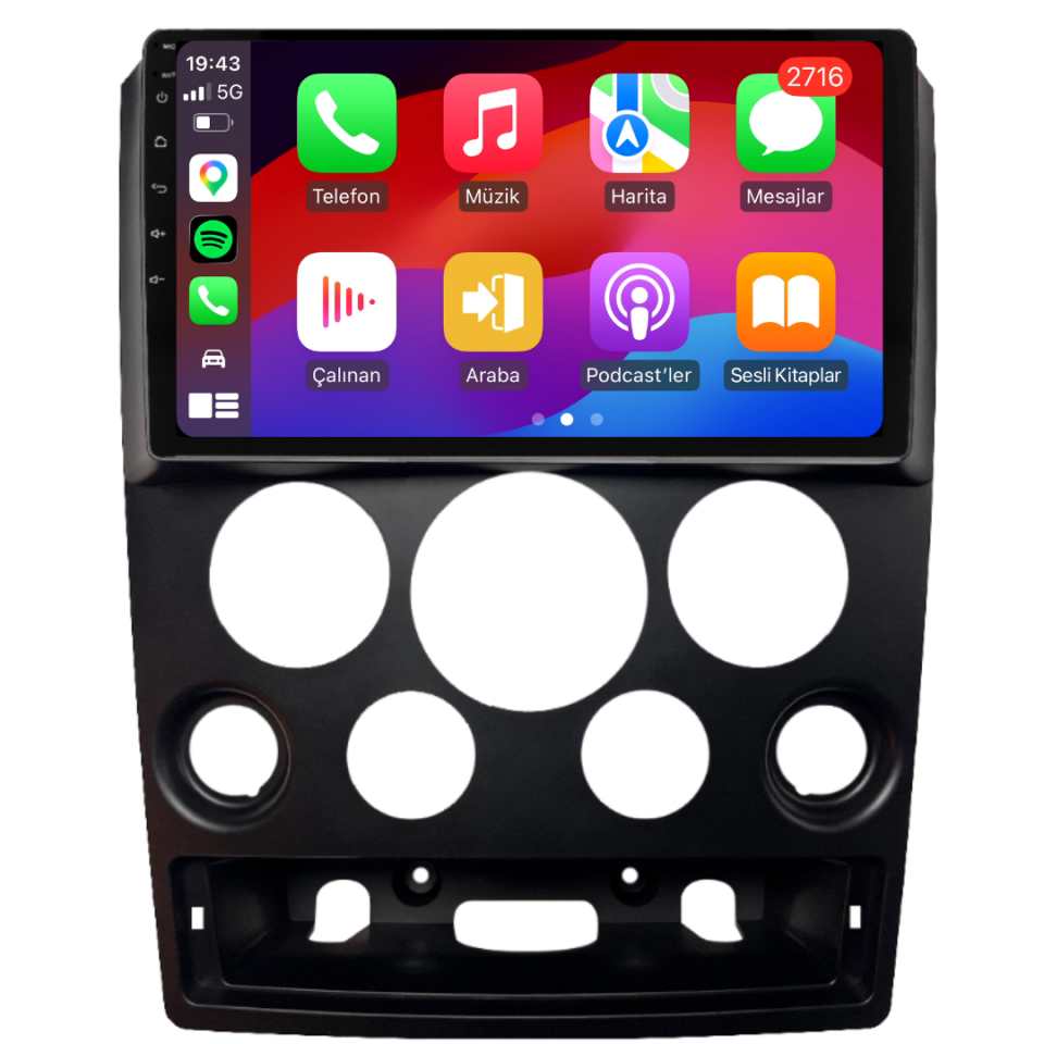 Ford Tourneo Connect Android Multimedya Sistemi 2003-2007 6 GB RAM / 128 GB Hafıza / 8 Çekirdek