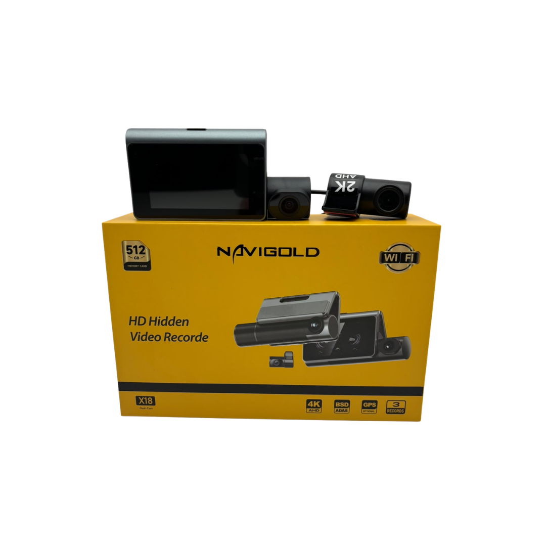 Navigold X18 3 Kameralı Araç Kayıt Kamerası