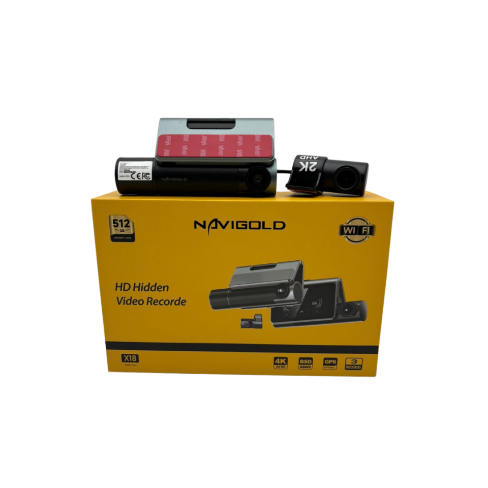 Navigold X18 3 Kameralı Araç Kayıt Kamerası