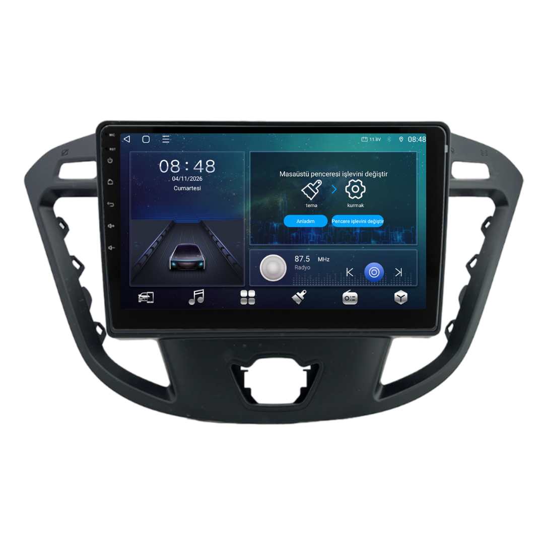 Ford Custom Android Multimedya Sistemi 2015-2018 6 GB RAM / 128 GB Hafıza / 8 Çekirdek