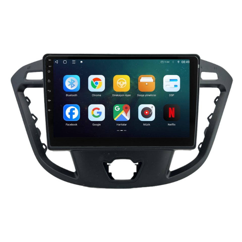 Ford Custom Android Multimedya Sistemi 2015-2018 6 GB RAM / 128 GB Hafıza / 8 Çekirdek
